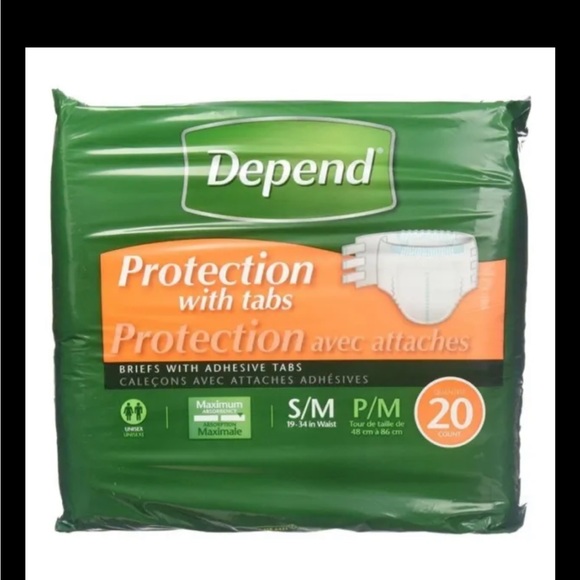 Depend Medium Incontinence Pants, 20 Count - 1 Pack NWT - Picture 3 of 4
